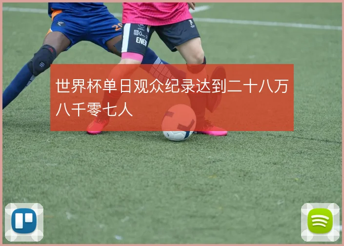 世界杯单日观众纪录达到二十八万八千零七人